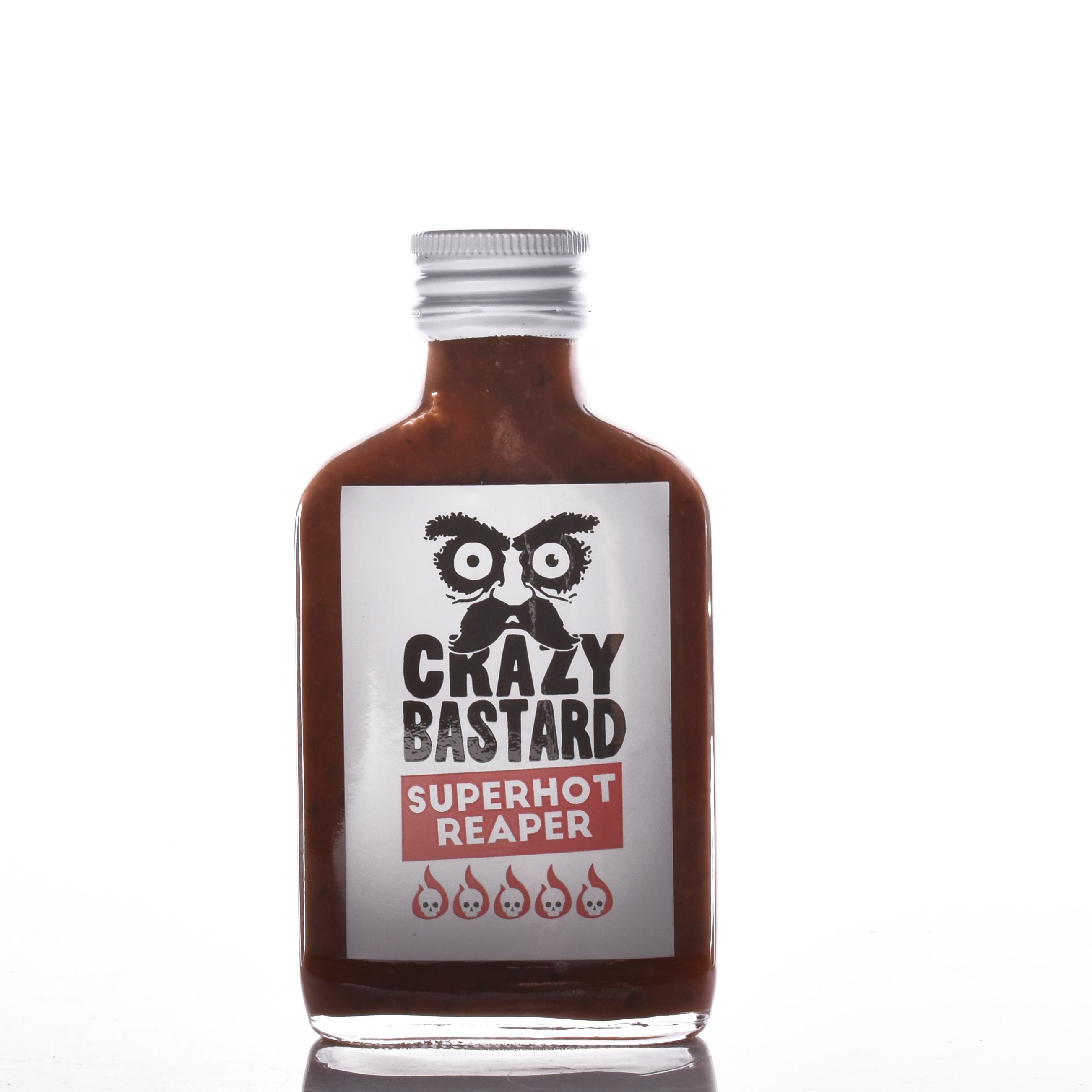 .com : Crazy Bastard Sauce Sample Set of 3 Hot Chili Sauces -  Chipotle & Pineapple, Habanero & Tomatillo, and Ghost Pepper & Mango (3 x  100ml) : Grocery & Gourmet Food